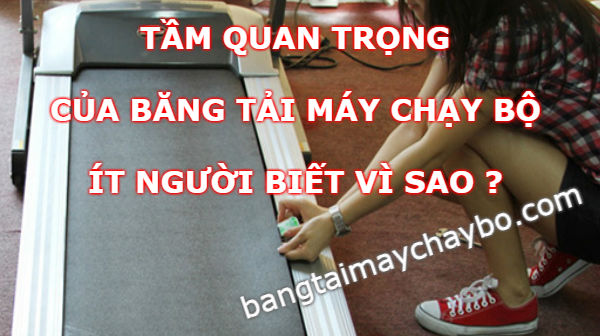 Tầm quan trong của băng tải máy chạy bộ ít người biết vì sao