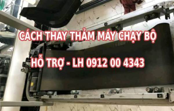 Cách thay thảm máy chạy bộ tại nhà đơn giản